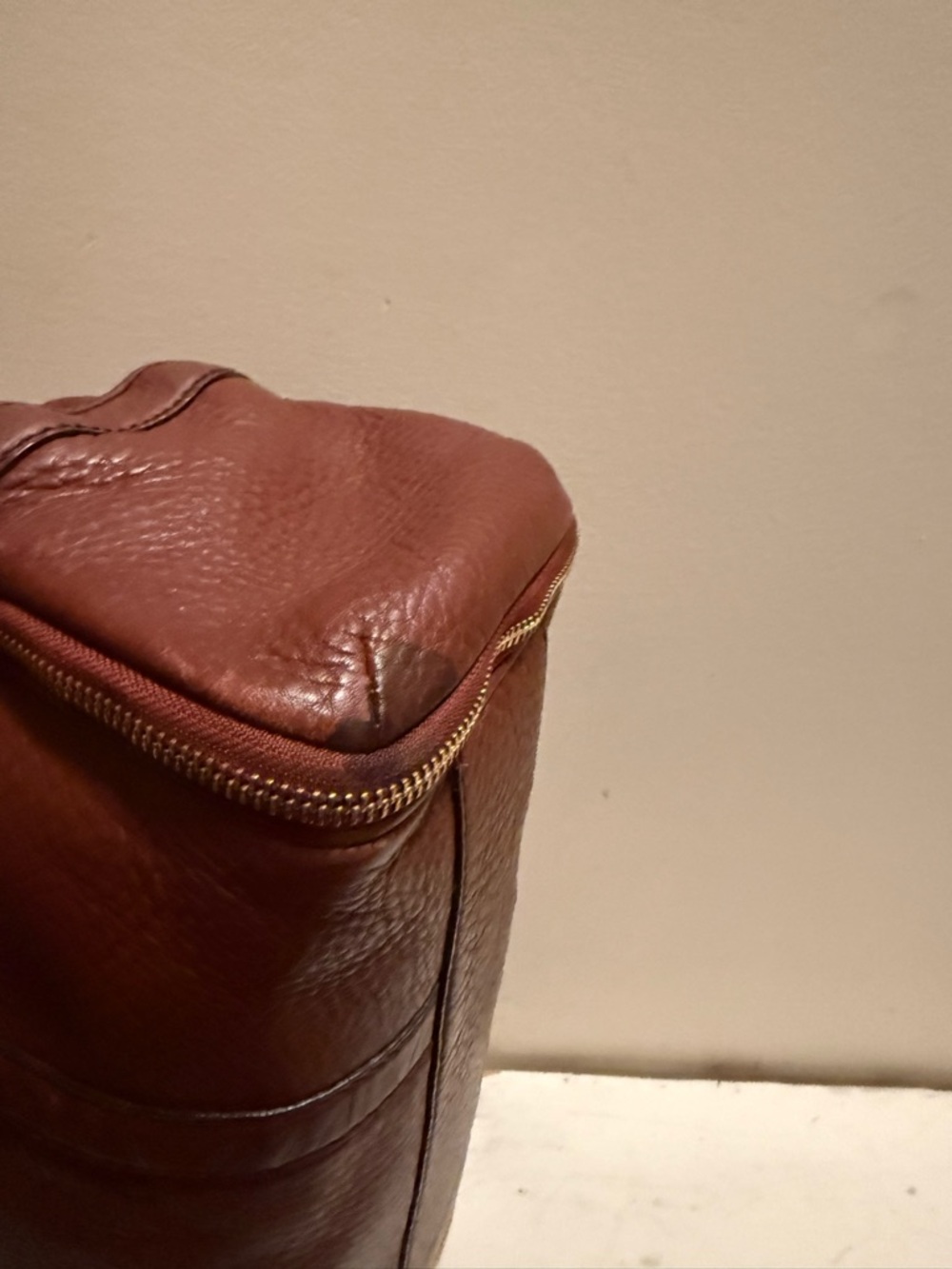Cole Haan Hobo Brown Leather Shoulder Bag With Braided Strap - Picture 7 of 15